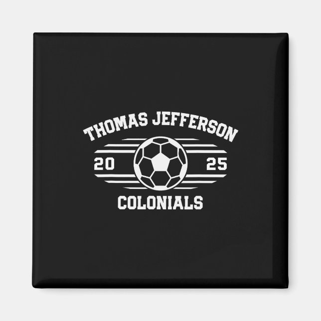 Íman Thomas Jefferson Colonials Futebol Ll 2025  (Frente)