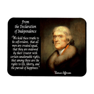 Íman Thomas Jefferson - declaração de independência