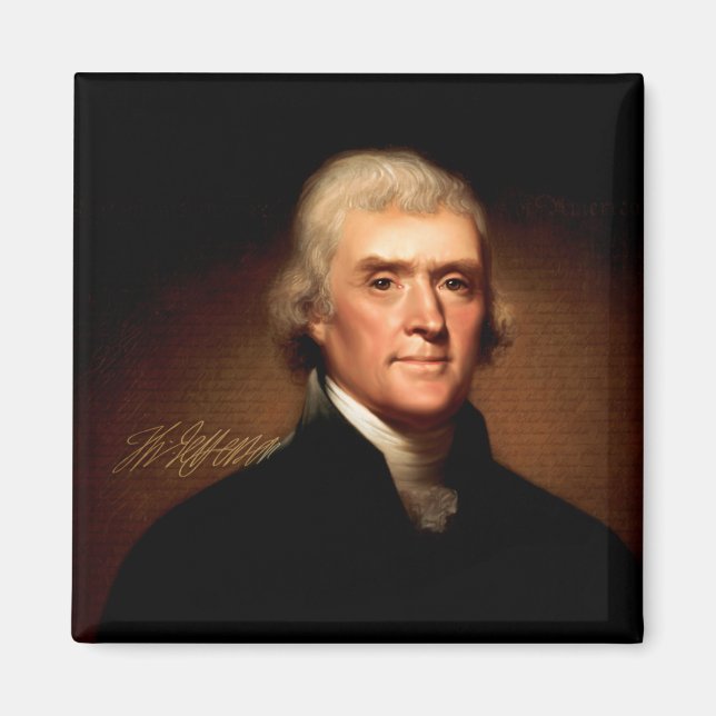 Íman Thomas Jefferson, Pai Fundador (Frente)
