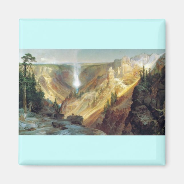 Íman Thomas Moran - Grande Canyon do Yellowstone (Frente)
