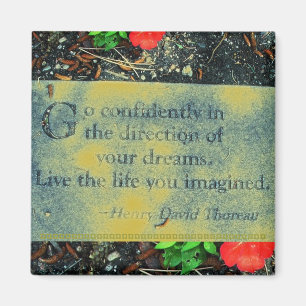 Íman Thoreau Quote Magnet