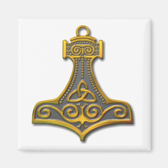 Íman Thor's Hammer-gold (Frente)