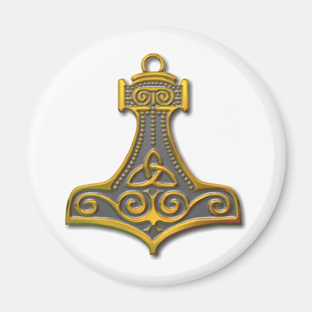 Íman Thor's Hammer-gold (Frente)