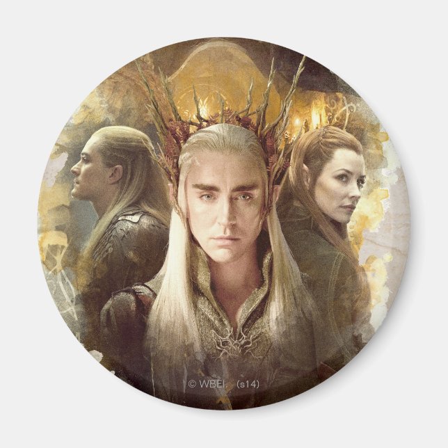 Íman Thranduil, LEGOLAS GREENLEAF™, & TAURIEL™ Gráfico (Frente)