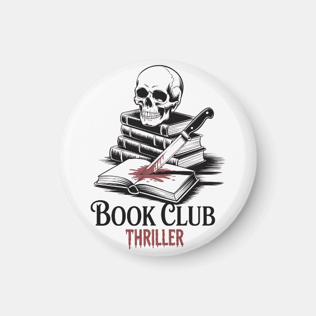 Íman Thriller de Clube do Livro (Frente)