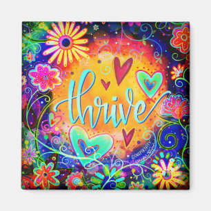 Íman "Thrive" UMA PALAVRA Inspirividade