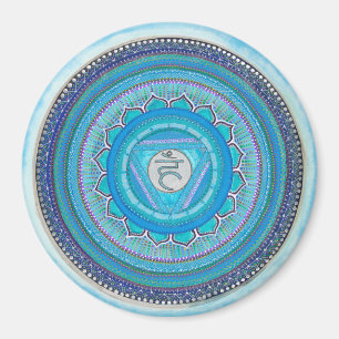 Íman Throat Chakra Mandala Magnet