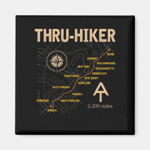 Íman Thruh Hiker Appalachian Trail