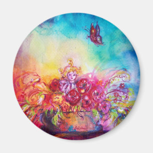 ÍMAN THUMBELINA, FLOWER BASKET E BUTTERFLY