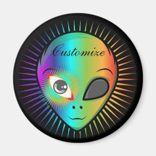 Íman Thunder_Cove da Cabeça da Alienígena Piscando em