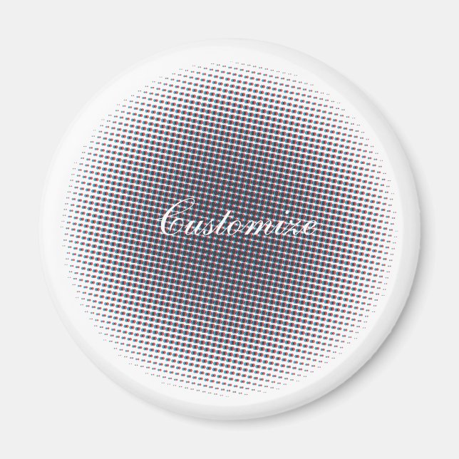 Íman Thunder_Cove do Círculo Pulsante de Meia-Tons abst (Frente)