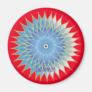 Íman Thunder_Cove do Flor do Blossom de Mandala Lotus