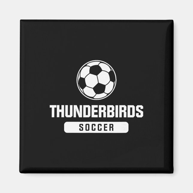 Íman Thunderbirds Futebol Para Escolas Primárias, Média (Frente)