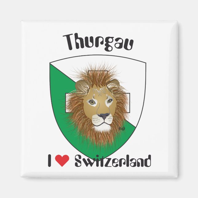 Íman Thurgau Schweiz Suisse Svizzera (Frente)