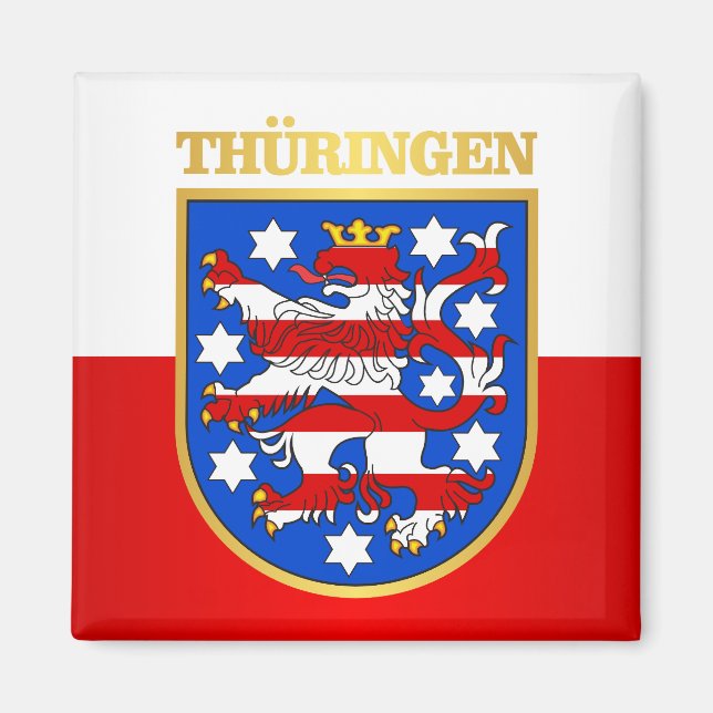 Íman Thuringen (Turíngia) COA (Frente)