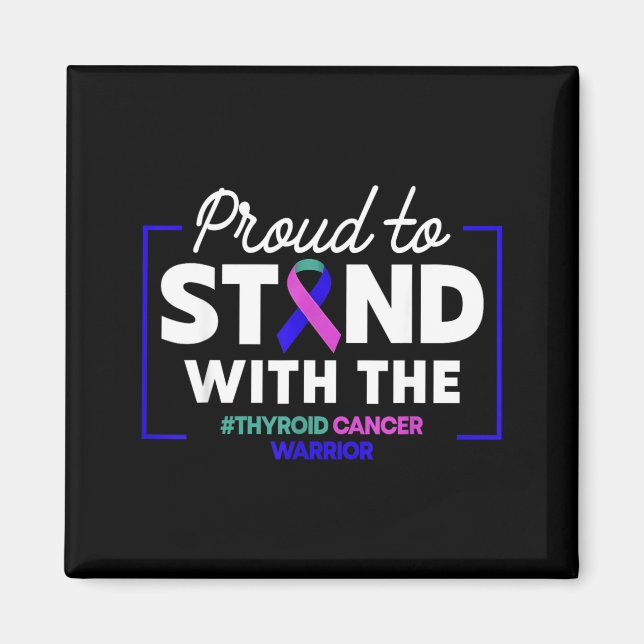 Íman Thyroid Cancer Awareness Support Family (Frente)