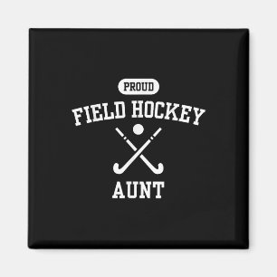 Íman Tia Orgulhosa de Hockey - Tia de Jogador de Hockey
