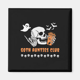 Íman Tias Góthicas Clube Tia Halloween Sinistro Gótico