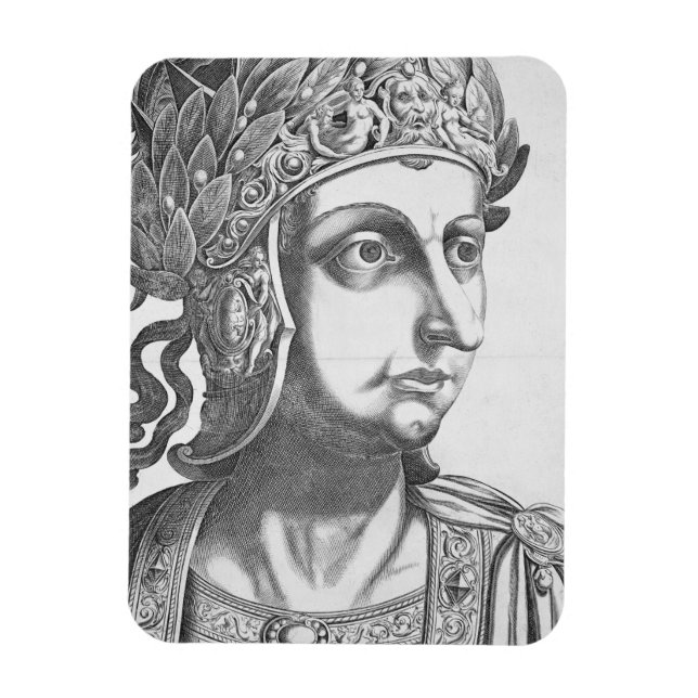 Íman Tibério César (42 BC-37 AD), 1596 (gravura) (Vertical)