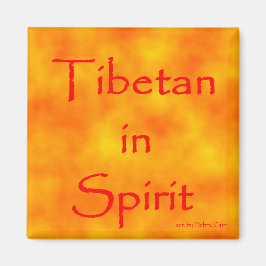 Íman Tibetano em ímanes-espíritos