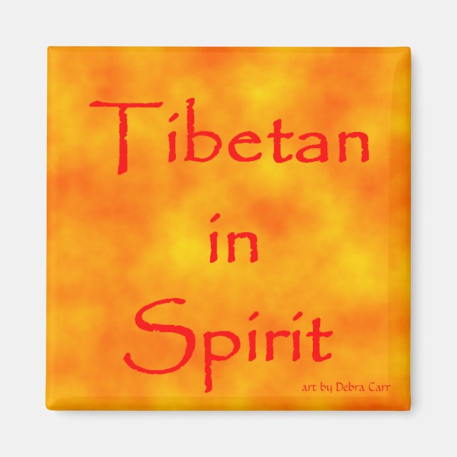 Íman Tibetano em ímanes-espíritos (Frente)