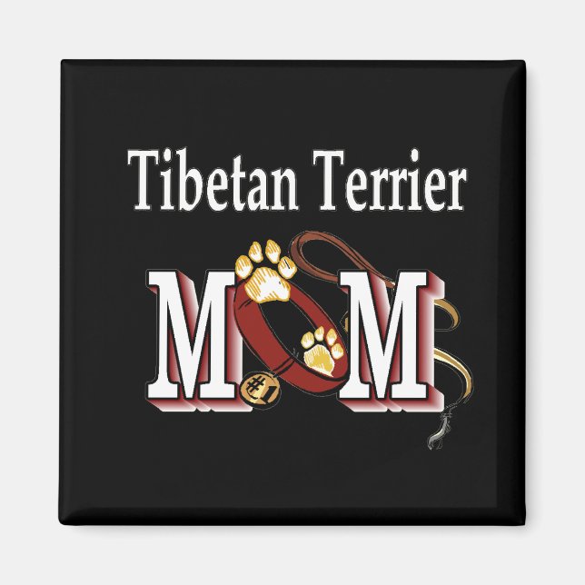Íman tibetano terrier mãezinha (Frente)