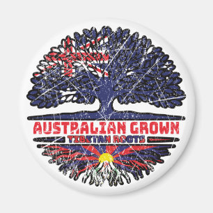 Íman Tibetano Tibetano Australiano Austrália Árvore Raí