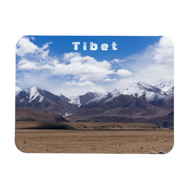 Íman Tibete, Himalaia - Paisagem Cênica das Montanhas (Horizontal)