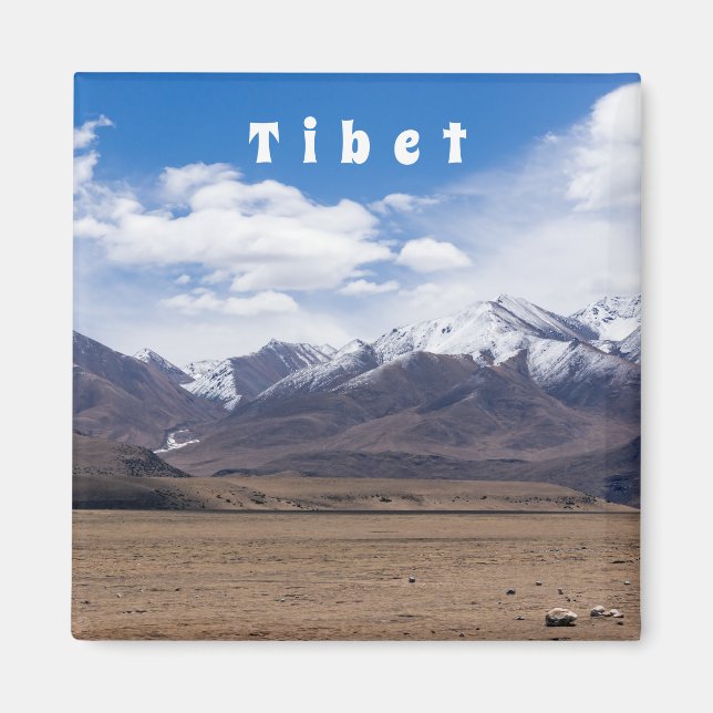 Íman Tibete, Himalaia - Paisagem Cênica das Montanhas (Frente)