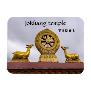 Íman Tibete, Lhasa - Roda Dharma no templo Jokhang