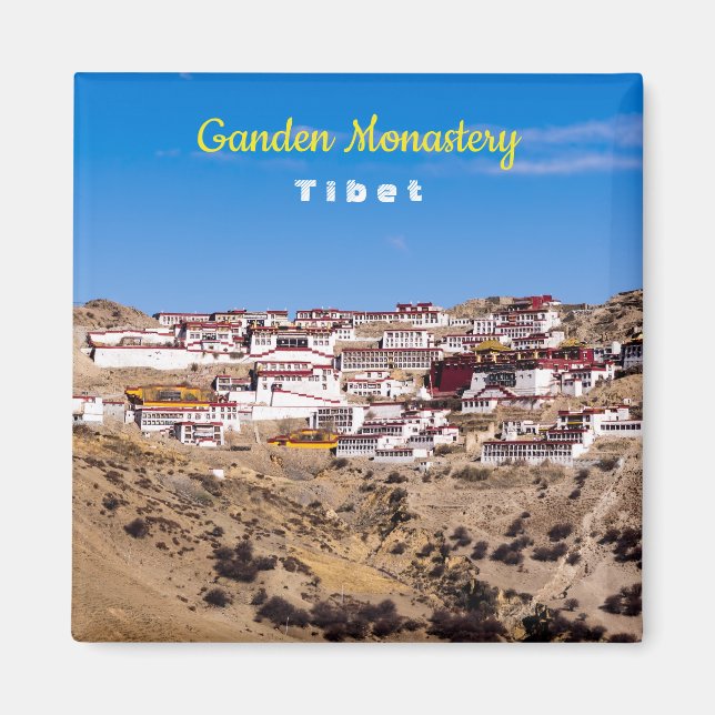 Íman Tibete - mosteiro budista de Ganden (Frente)