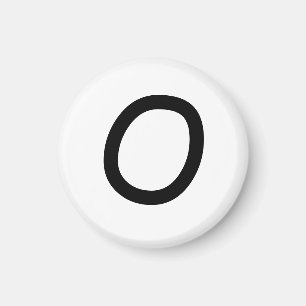 Íman Tic imã de geladeira "O " do dedo do pé Tac 1-1/