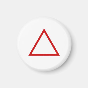 Íman Tic imã de geladeira "triângulo " do dedo do pé