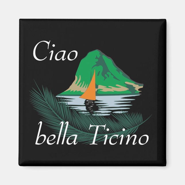Íman Ticino Svizzera / Tessin Schweiz Magnet (Frente)