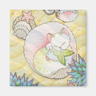 Íman Tidepool treasures imã quadrada