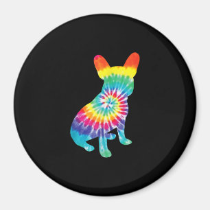 Íman Tie Dye Hippie French Bulldog Gift For Dog Lover