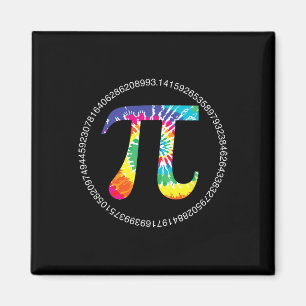 Íman Tie Dye Pi Day T Shirt Physics Math Teacher Engine
