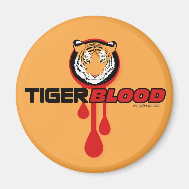 Íman Tiger Blood (Frente)