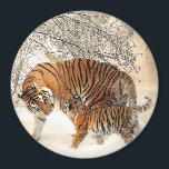 Íman Tiger e seu ímã<br><div class="desc">Adicione algum caráter ao seu frigorífico com um dos nossos designs! Perfeito para qualquer grande amante de gatos!</div>