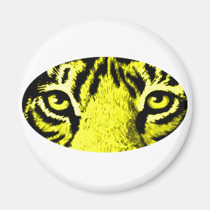Íman Tiger Eyes jGibney O MUSEUM Zazzle Gifts