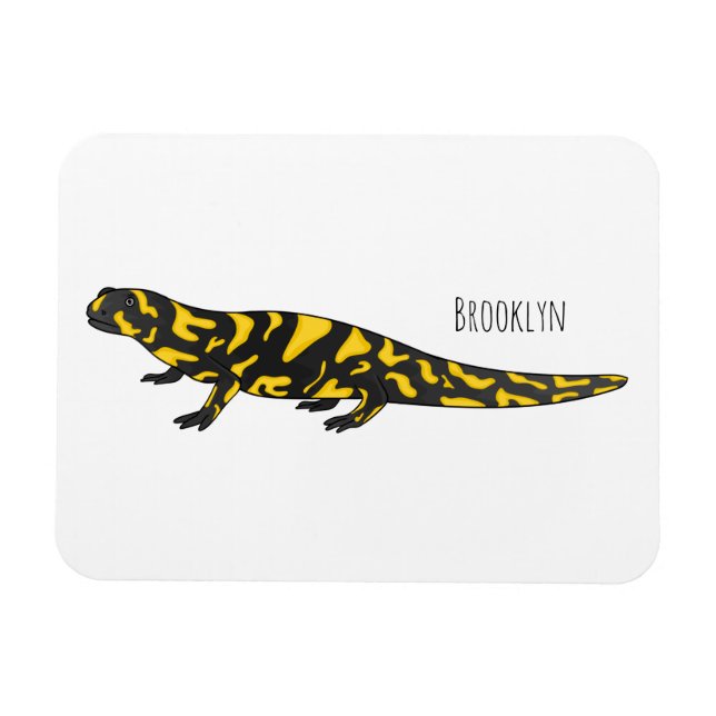 Íman Tiger salamander cartoon (Horizontal)