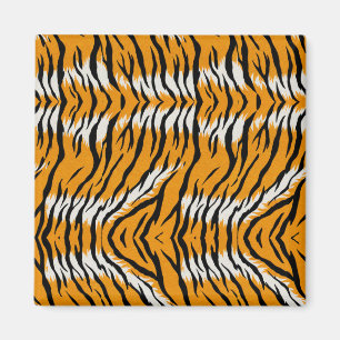 Íman Tiger Skin Animal Print Pattern Design