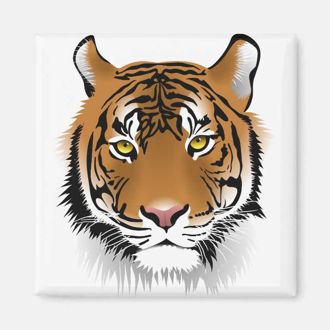 Íman Tiger Sumatran Tiger Wildlife Man-Eater Wildcat (Frente)