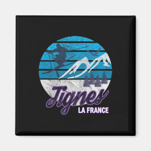 Íman Tignes França Alpes franceses Ski Resort Snowboard
