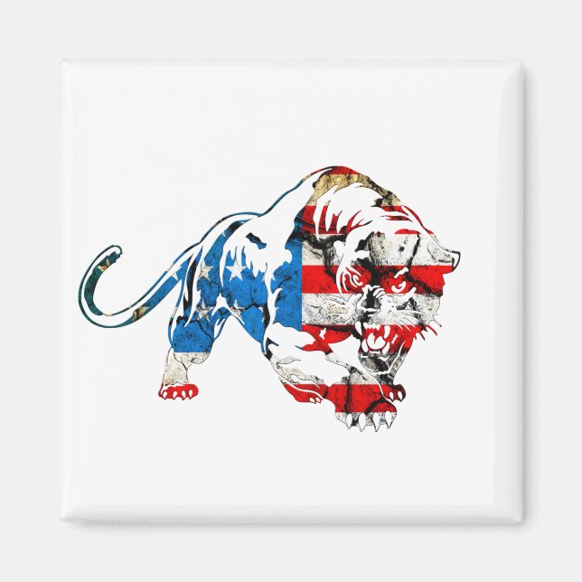 Íman Tigre Americano (Frente)