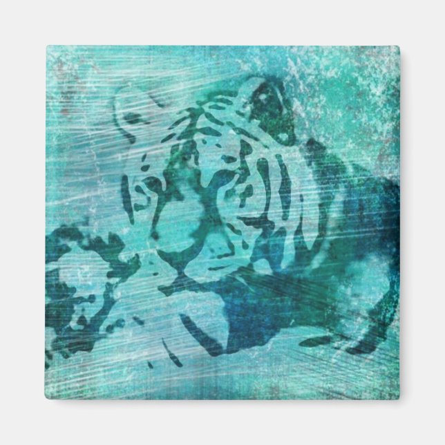 Íman Tigre Azul (Frente)