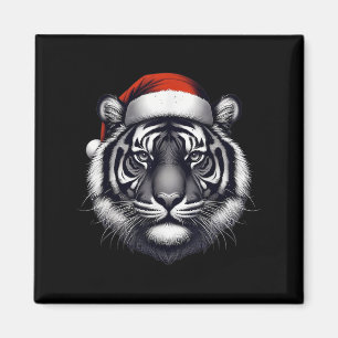 Íman Tigre com o Papai Noel Natal Xmas Zoo do Lover