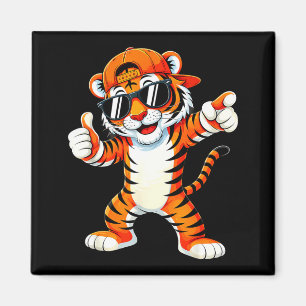 Íman Tigre com óculos de sol tigre animal tigre homens 