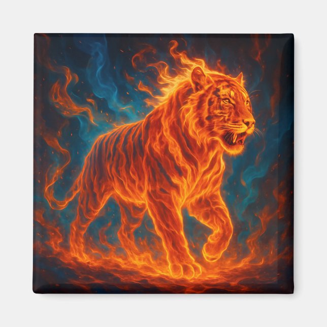 Íman Tigre de incêndio (Frente)