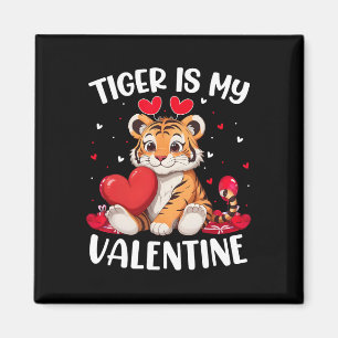 Íman Tigre É Meu Amor De São Valentão Corações Tigre Di
